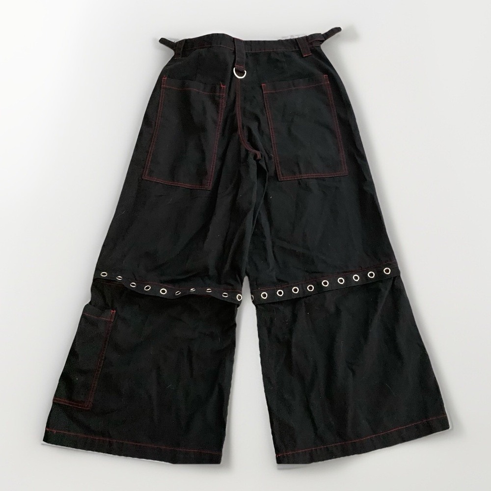 House of CB Black Wide-Leg Pants with Chain Accents - Picture 4 of 7